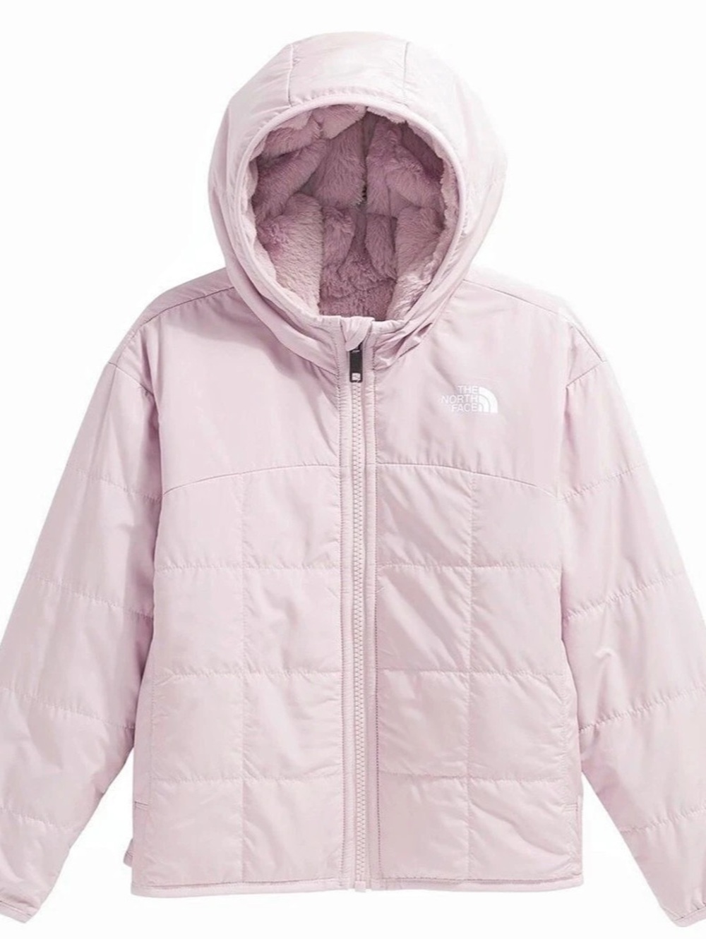 The North Face Reversible Shasta Full-Zip Hooded Jacket Girls Pink